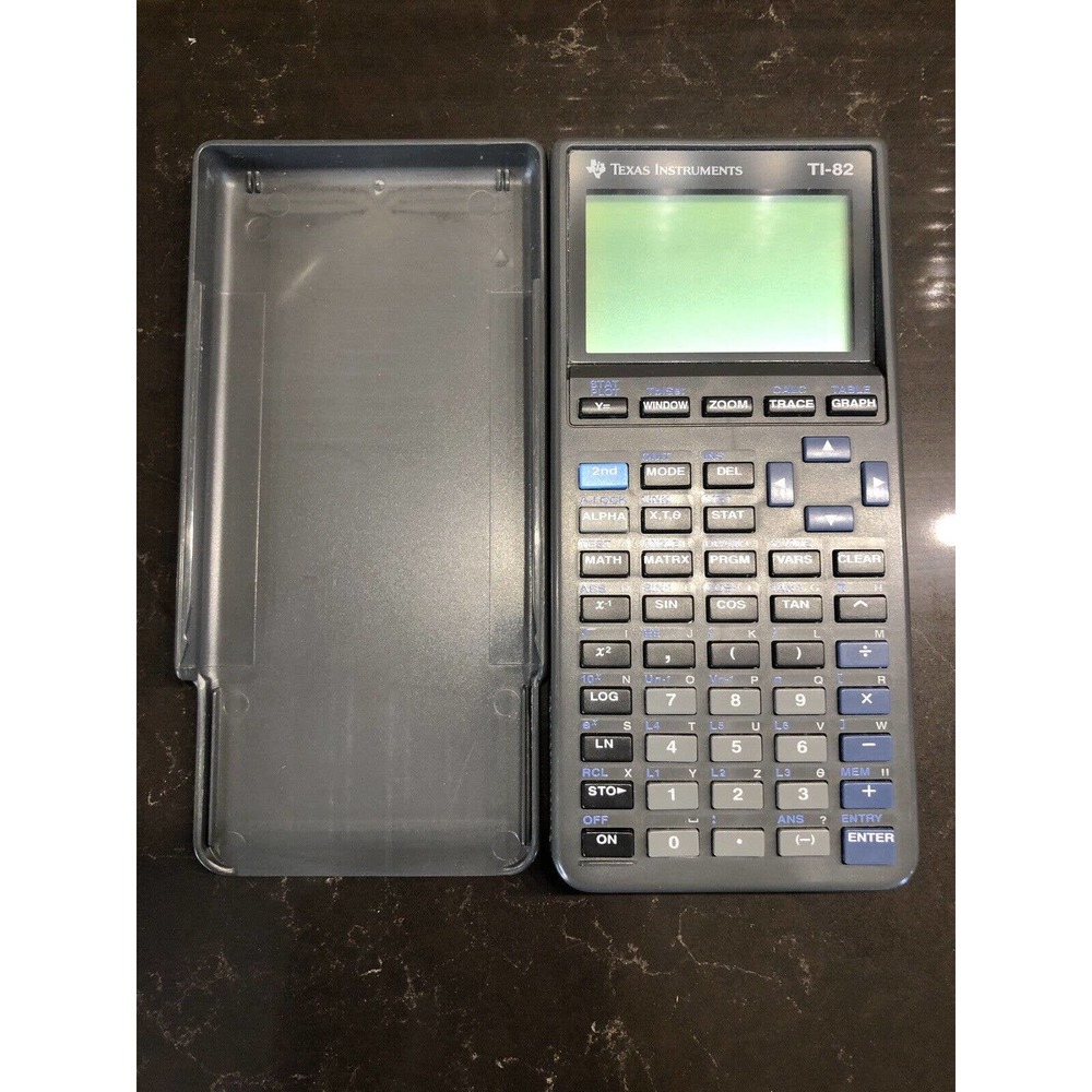 Texas Instruments TI-82 Graphing Calculator - with cover, tested and works